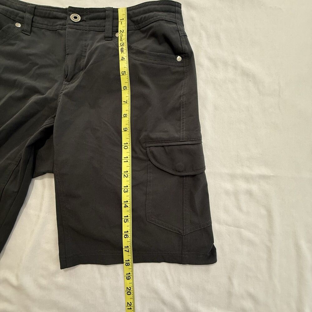 KÜHL Freeflex 10" inseam Cargo Shorts Womens size 8 Black Hiking/Camping Stretch - Picture 10 of 13